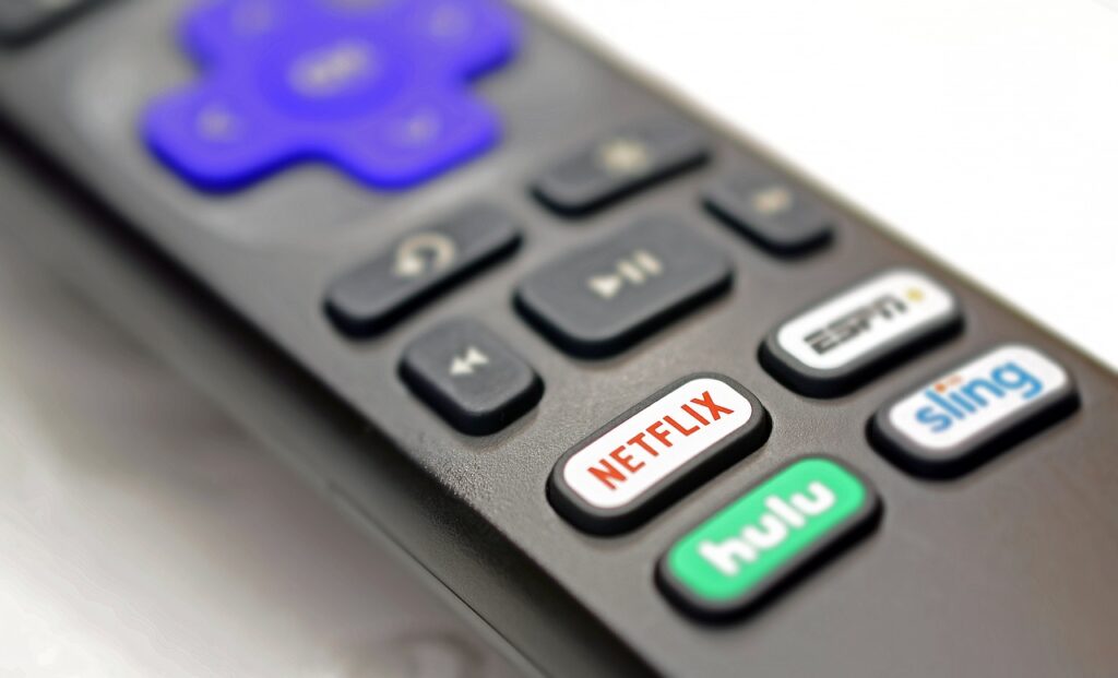 remote, netflix, television